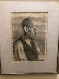 “Old Laborer” by Raphael Soyer