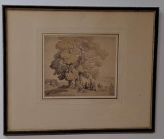 Thomas Rowlandson (1756-1829) „Perlen“ Aquarellillustration