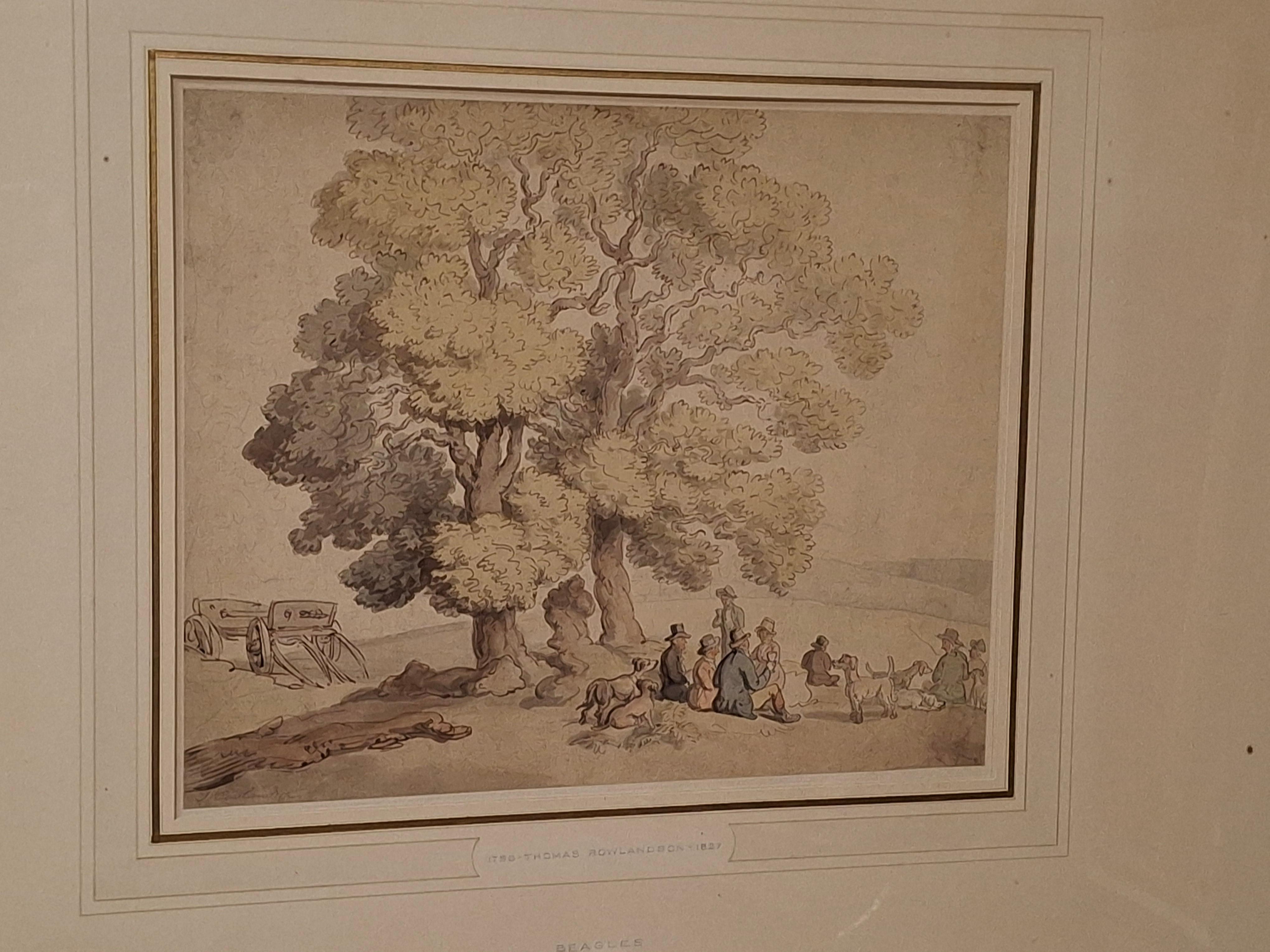 Thomas Rowlandson (1756-1829) „Perlen“ Aquarellillustration 3