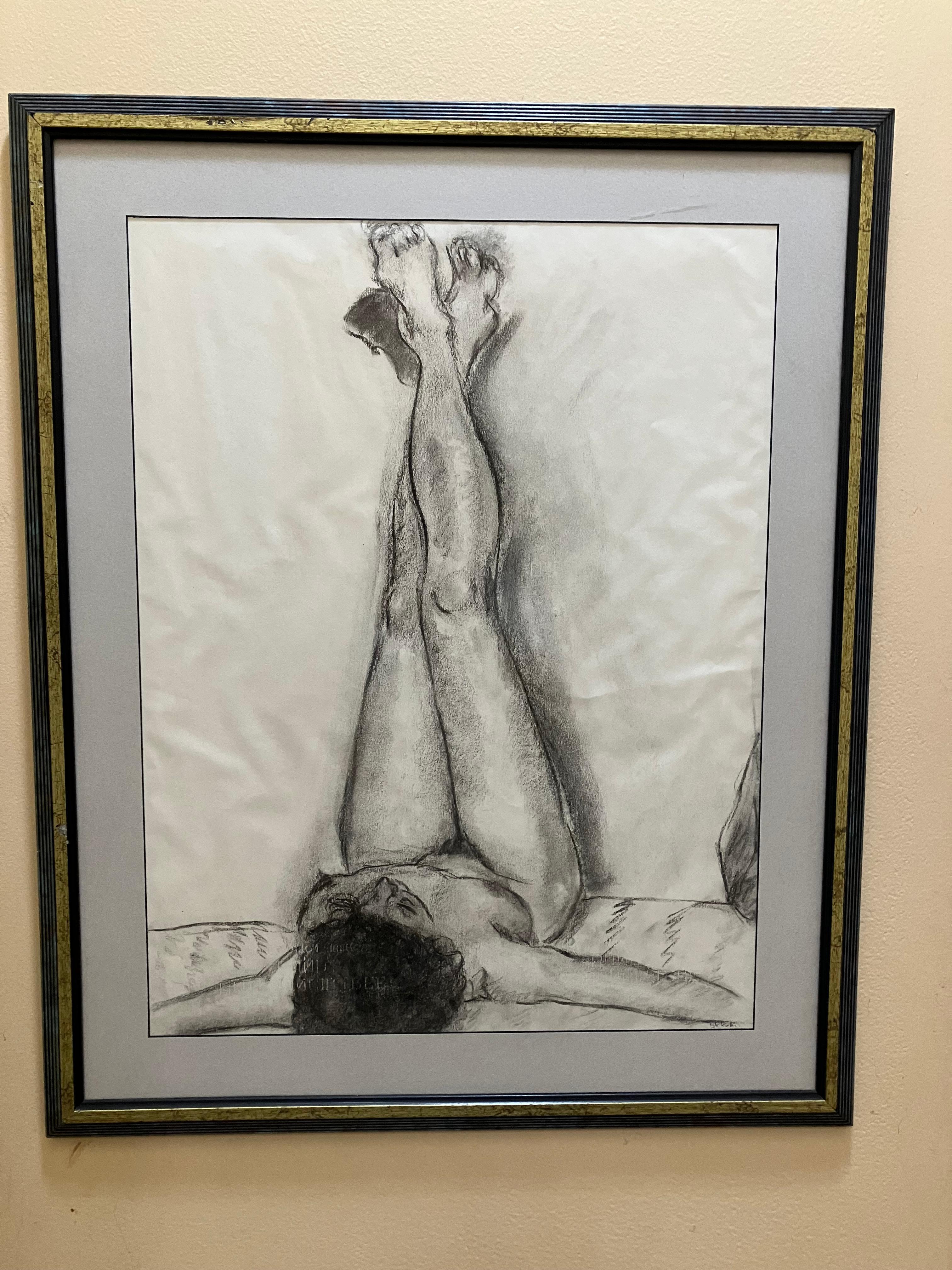 Desnudo misterioso de mediados de siglo. - Art Realista de Unknown