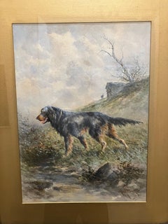 Hugo Anton Fisher Setter in a Landscape