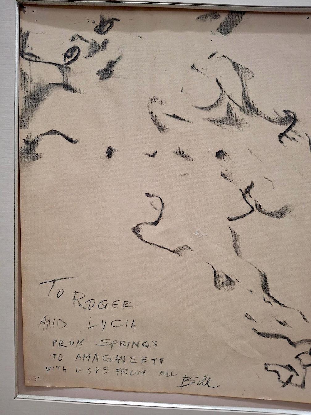 Willem de Kooning, (Reclining Female Nude) A Special Gift For His Dear Friends For Sale 2
