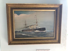 Acquerello HMS Powerful 1904