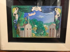 Erte (Roman de Tirtoff) Original Set Design for the Opera Dreams of Vienna