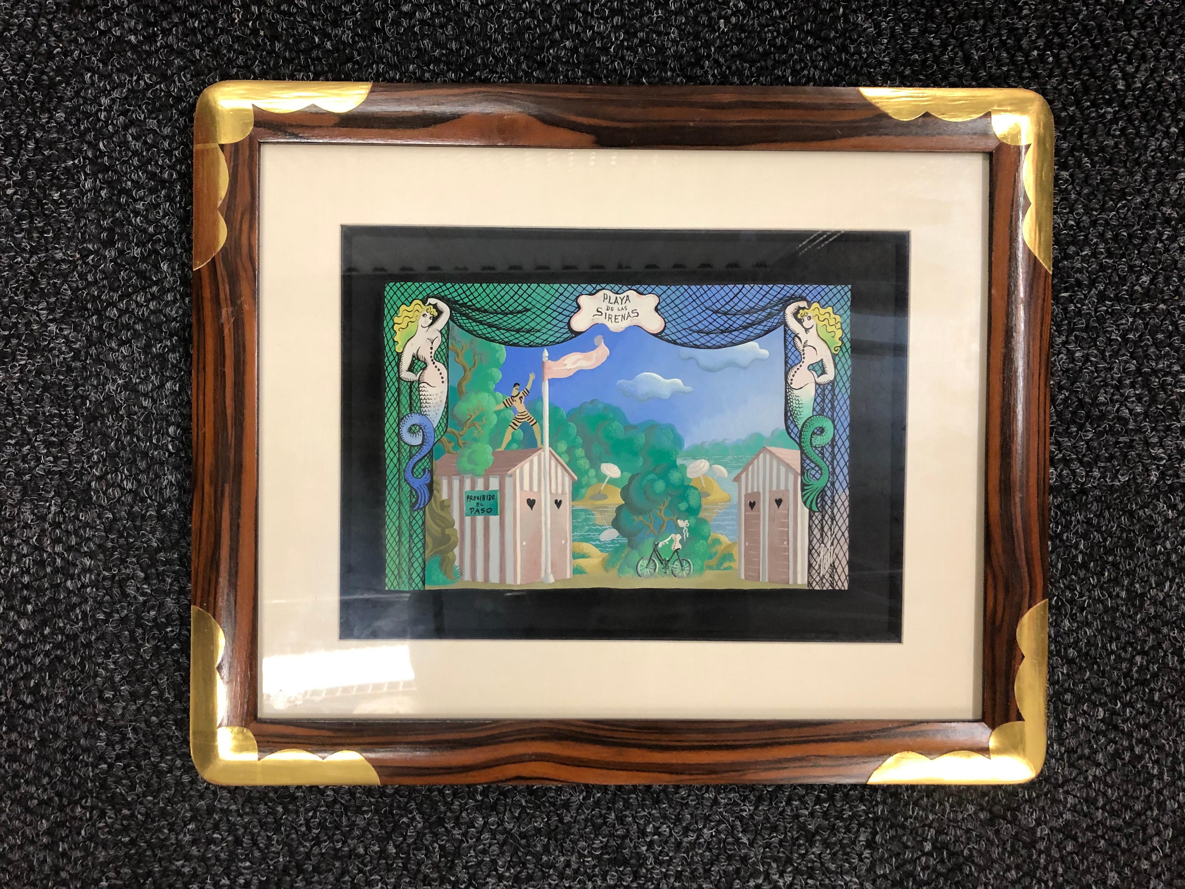 Erte (Roman de Tirtoff) Original Set Design for the Opera Dreams of Vienna - Art Deco Art by Erté