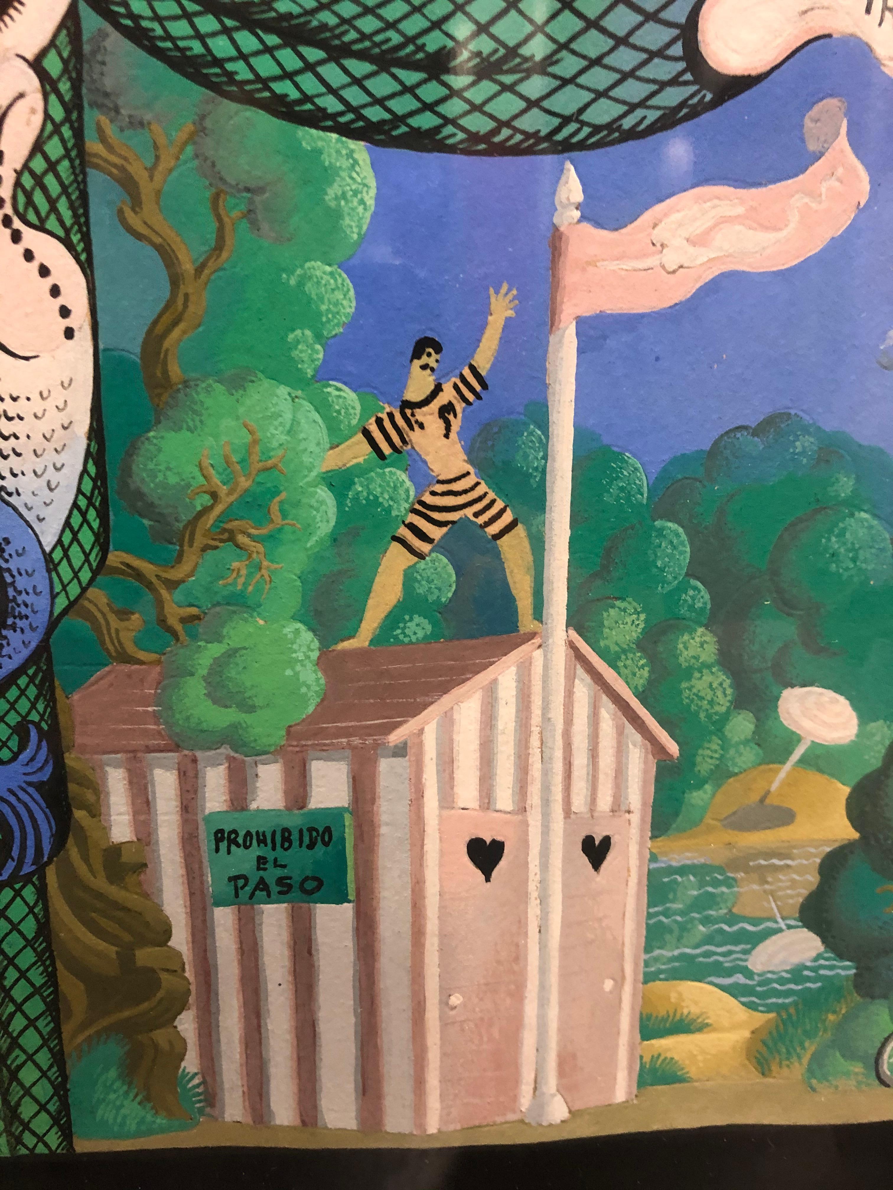 Erte Roman de Tirtoff:1892-1990. Well listed and very important Russian artist. Most famous for his set decorations and art deco design. He has an auction result high of $45,000 for a gouache of a set design. This is a rare opportunity to own one of