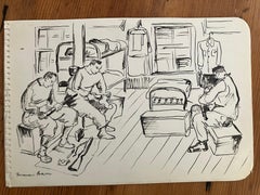 Norman Barr World War 2 Drawing