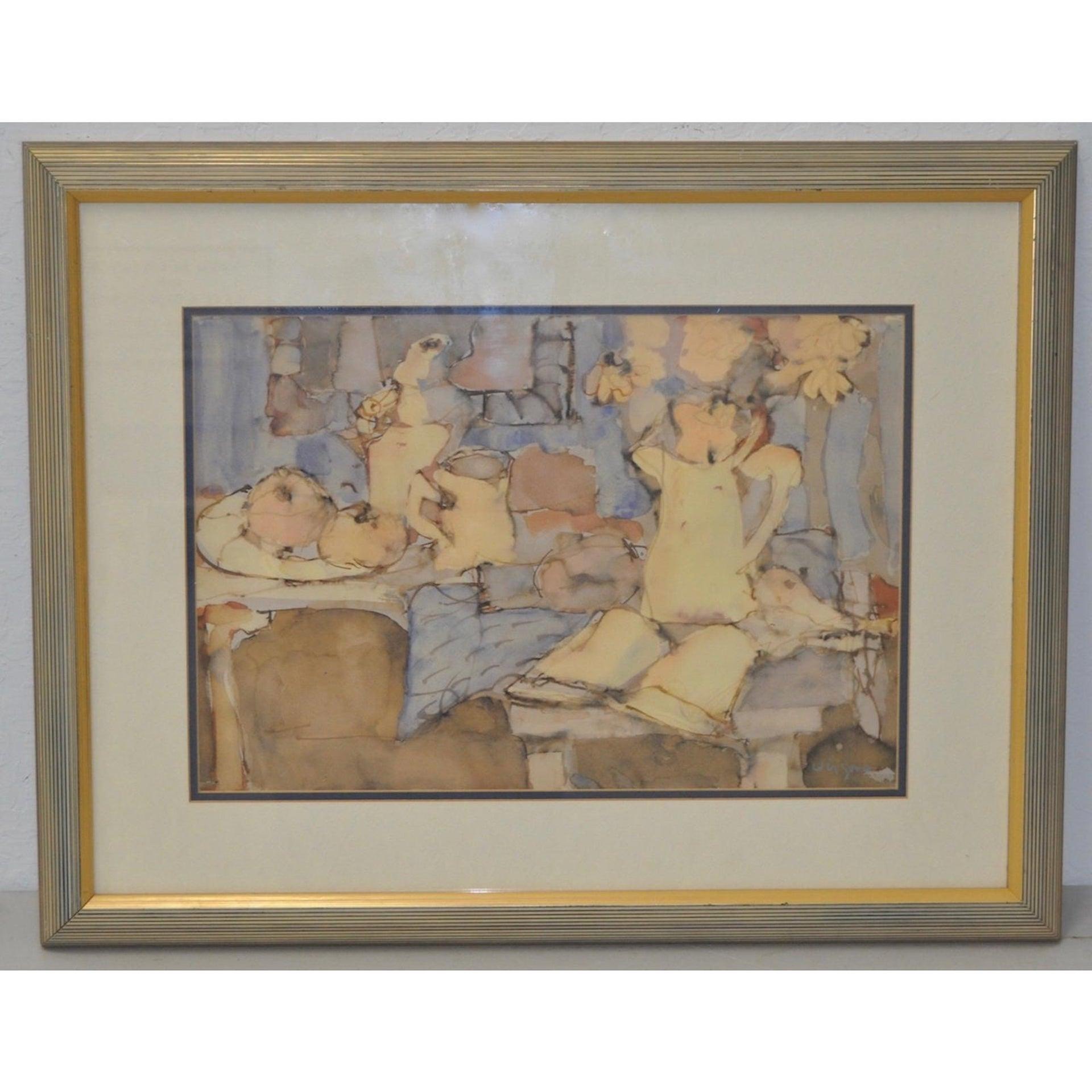 Abstract Still Life Watercolor Painting by Hang Virgona (1929-2019)

Beautiful original watercolor painting. The painting is signed.

Dimensions 18 1/2