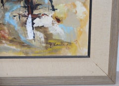 Fred Kenknight "Midday Sun" Abstract Oil Painting c.1963