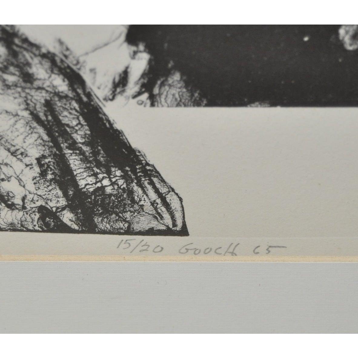 Gerald Gooch (Amerikaner, 20. Jahrhundert) „Bedside Manner“ Original Lithographie, ca. 1963 im Angebot 3