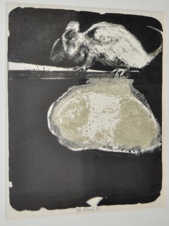 Abstrakte „Die Maus“-Lithographie von Gerald Gooch:: Mitte des Jahrhunderts:: um 1964