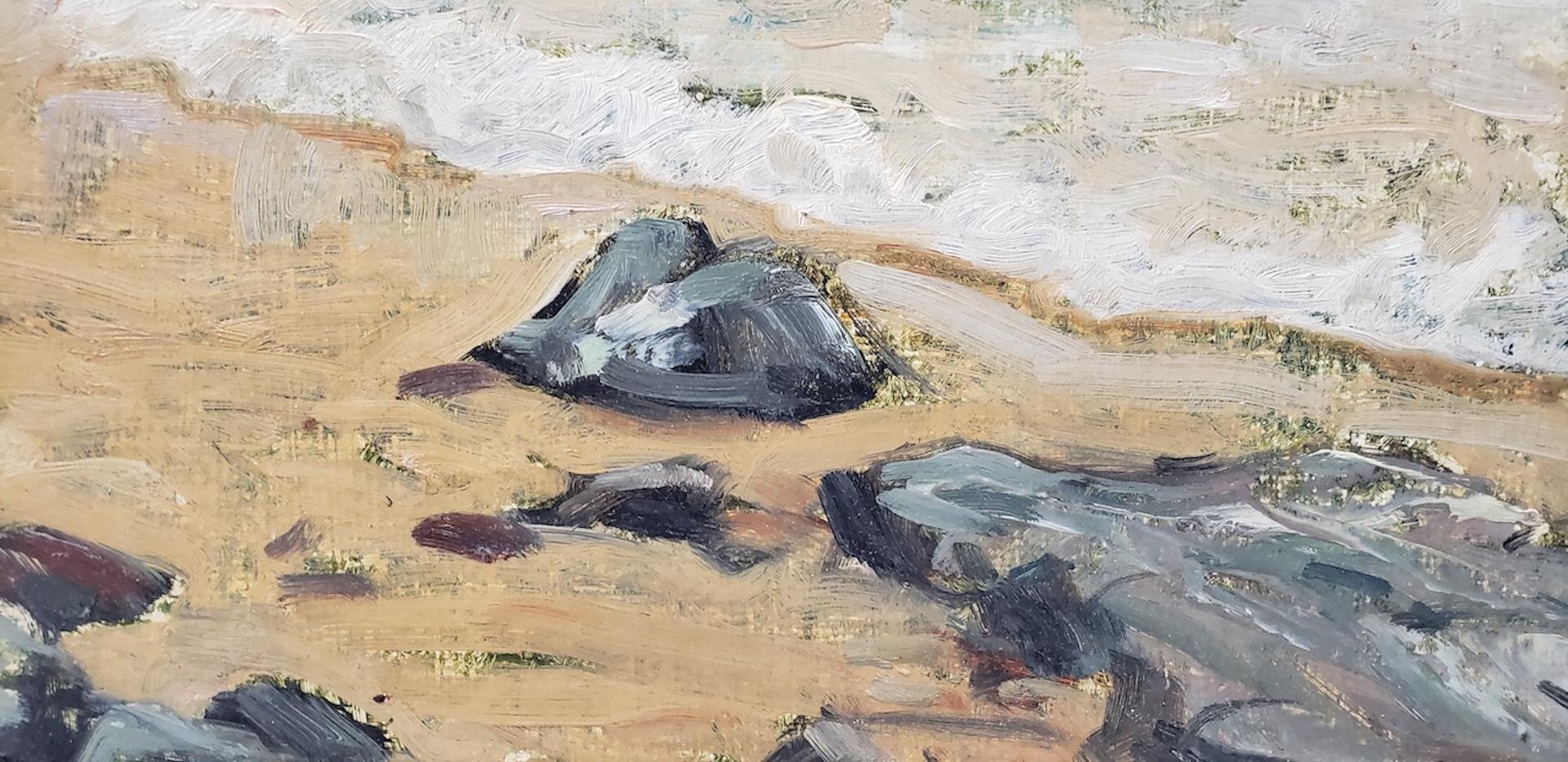 Elliot Torrey (1867-1949) Coastal Landscape Oil Painting c.1920s 2