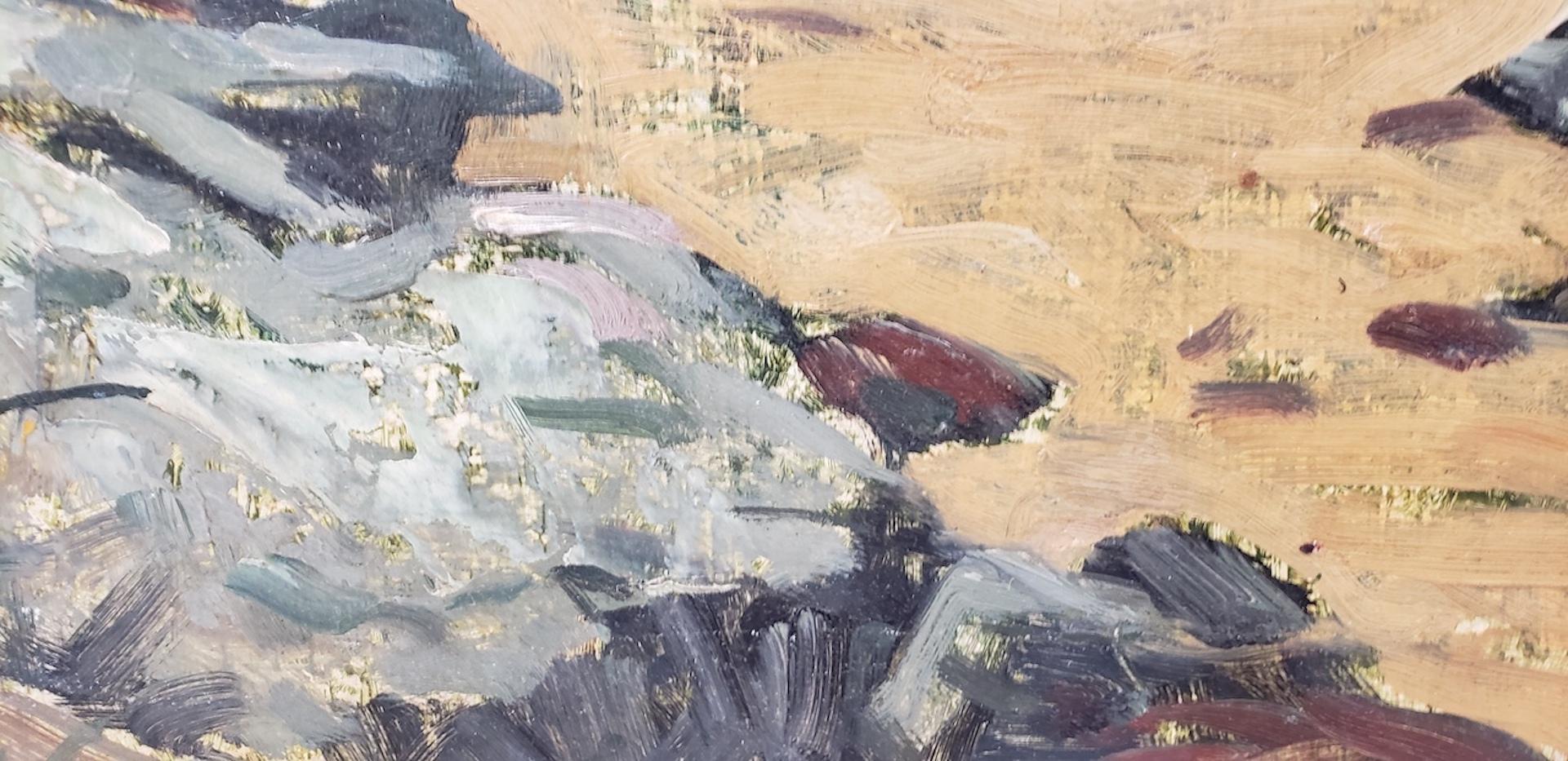 Elliot Torrey (1867-1949) Coastal Landscape Oil Painting c.1920s 3