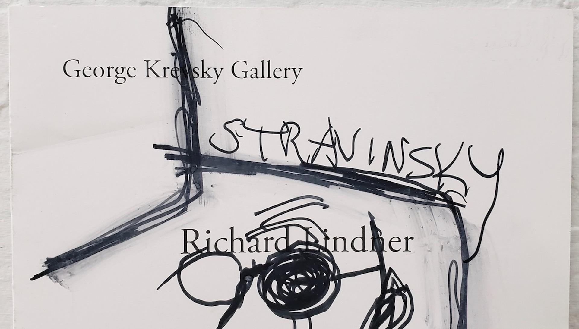 Pendentif et encre de Stravinsky de Lawrence Ferlinghetti  en vente 1