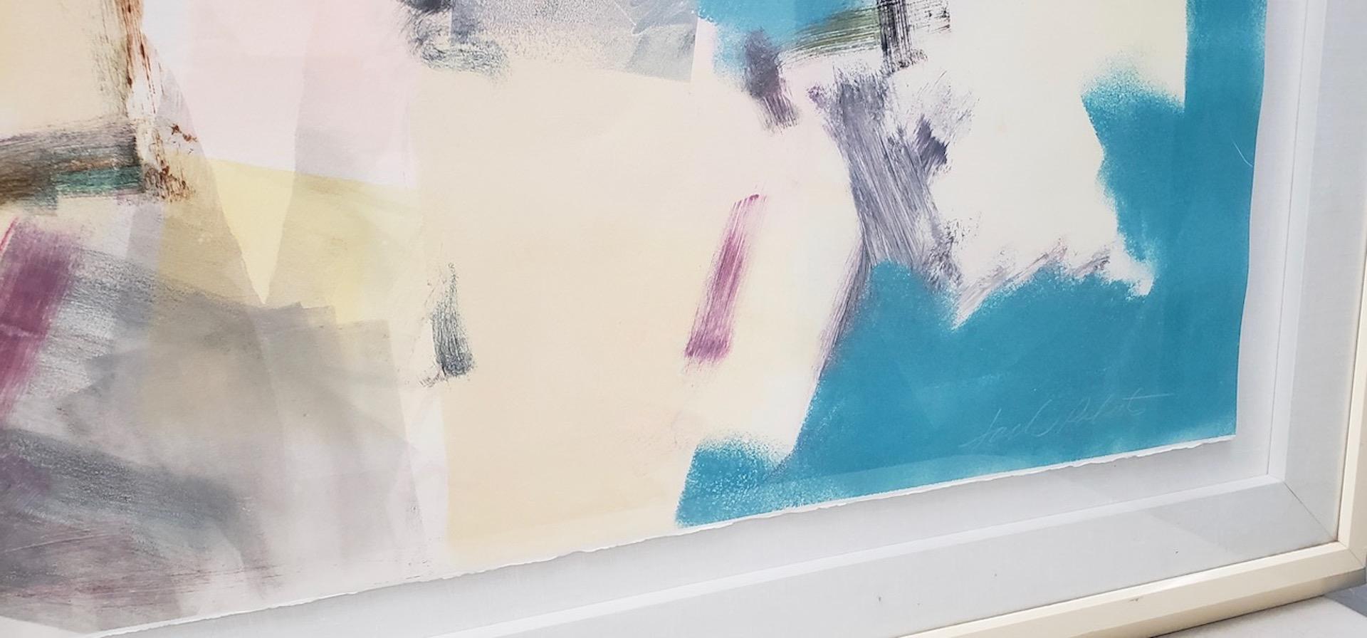Jack Roberts (americano, 20° secolo) Pittura astratta acrilica di grandi dimensioni in vendita 3