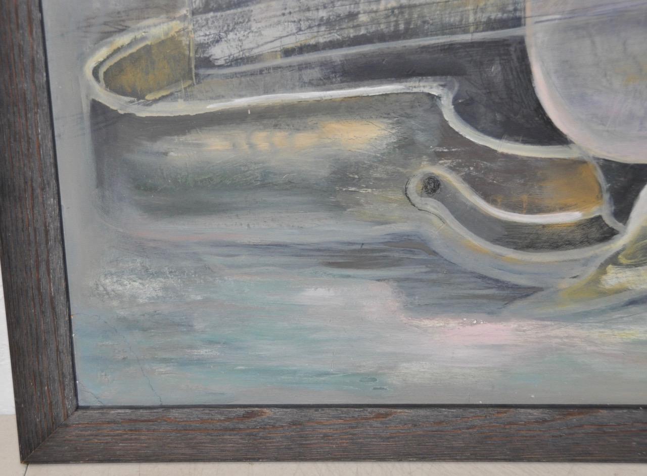 Nura Ulreich Paesaggio musicale da sogno Pittura a olio originale del 1930 circa in vendita 2
