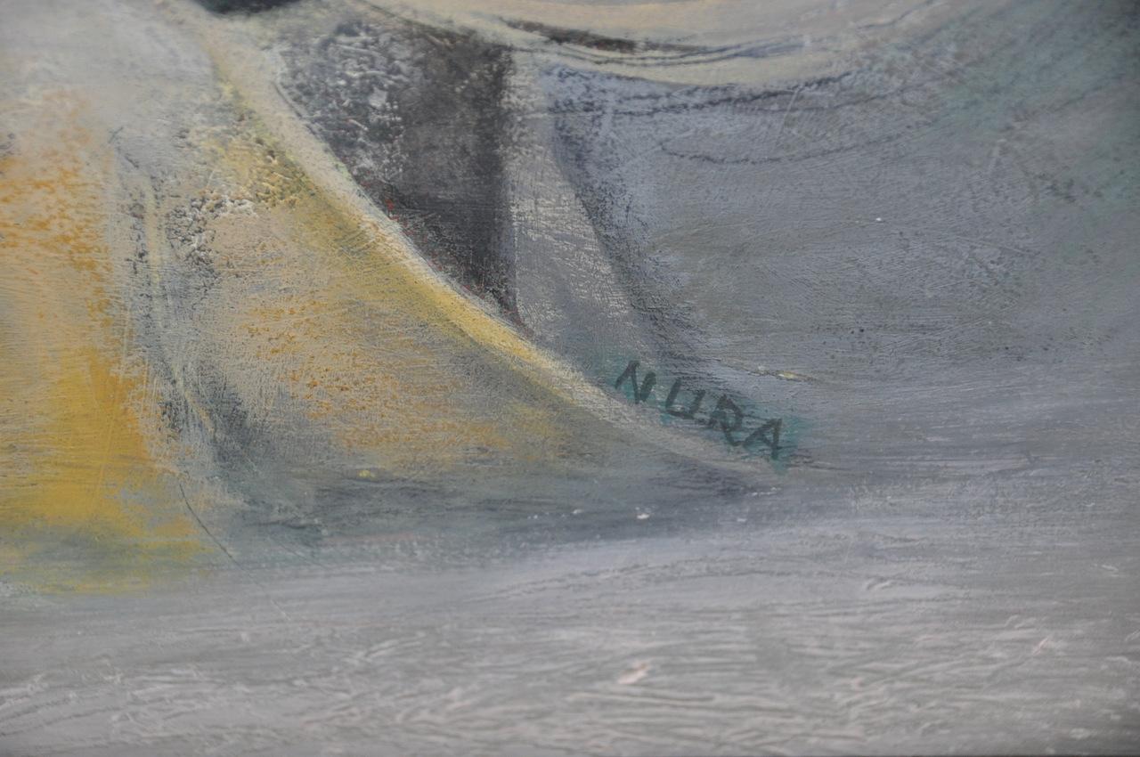 Nura Ulreich Paesaggio musicale da sogno Pittura a olio originale del 1930 circa in vendita 6