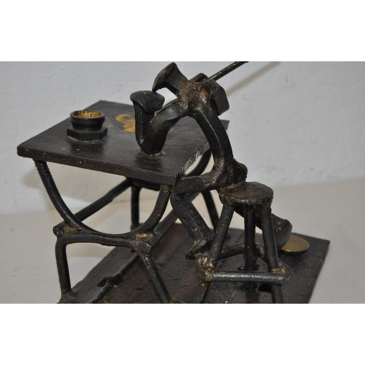 Scrap Iron Railroad Sculpture by Ray Carrington c.1971

Ray Carrington has been preserving California railroad history through his imaginative scrap iron sculptures for 50 years! 

Raymond C. Carrington is an American sculptor based in Northern