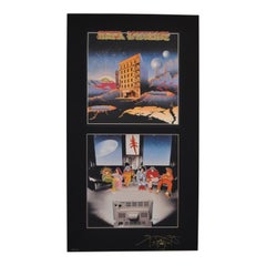 Stanley Mouse "From the Mars Hotel" Test Proof Double Signed c.2003