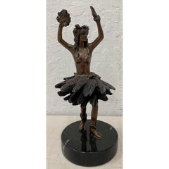 Jan Gordon Fisher "Hawaiian Hula Dancer" Bronze Sculpture