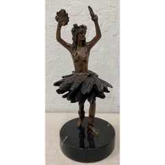Jan Gordon Fisher "Hawaiian Hula Dancer" Bronze Sculpture