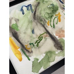 Jack Roth "Firenzie" Original Abstract Watercolor c.1981