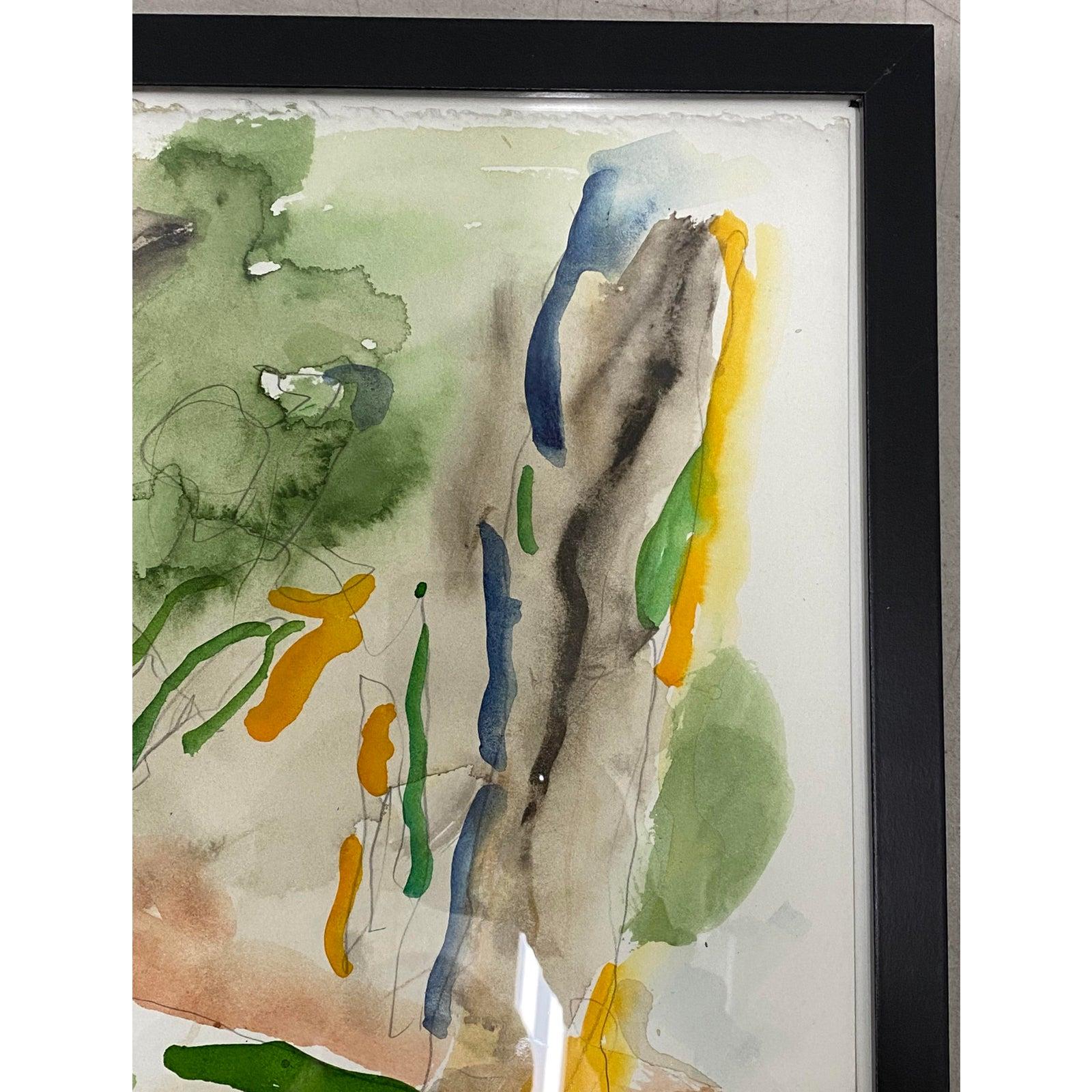 Jack Roth: „Firenzie“, abstraktes Aquarell, Original, ca. 1981 im Angebot 3