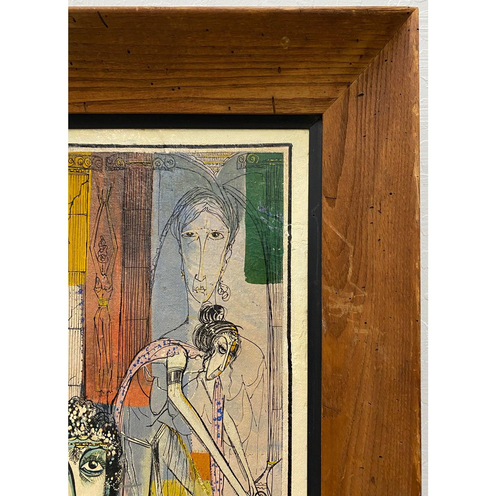 Robert The Tosa Ritratti astratti moderni di metà secolo, 1952 ca. in vendita 5