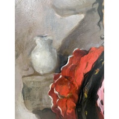 Emilio Molina Nunez "Spanish Dancer" Oil Painting c.1950