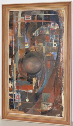 Jack Wilson "ABC Time" Oil Painting c.1966