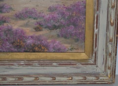 Robert Weeks "Desert Verbana" Original Oil Painting c.1950s