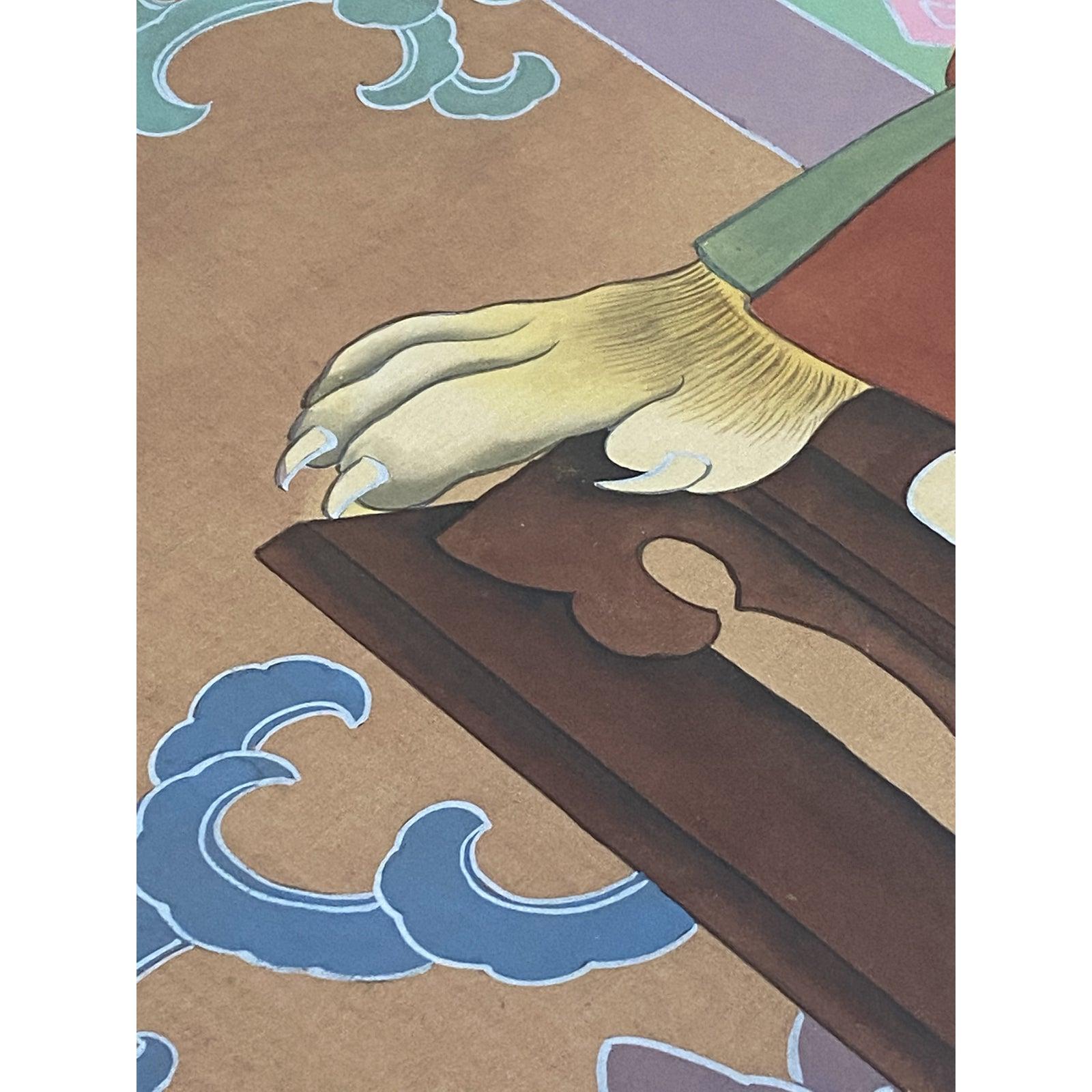 chinese emperor painting