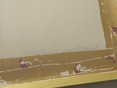 Melanie Lundquist "Kimono" Original Framed Serigraph C.1990