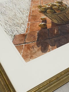 Neil Faulkner "Basket of Apples" Original Watercolor C.1970