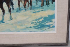 Gary Carter "Elk Camp at Hillguard" Original Oil Painting c.1972