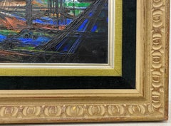 Regis De Bouvier De Cachard "St Tropez Le Port 9" Original Oil Painting C.1961