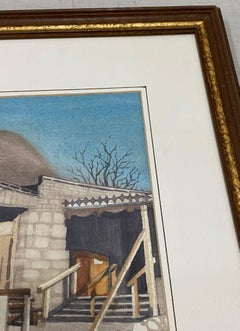 Art Ellis "Calico Mine, Joe's Saloon" Original Watercolor C.1980