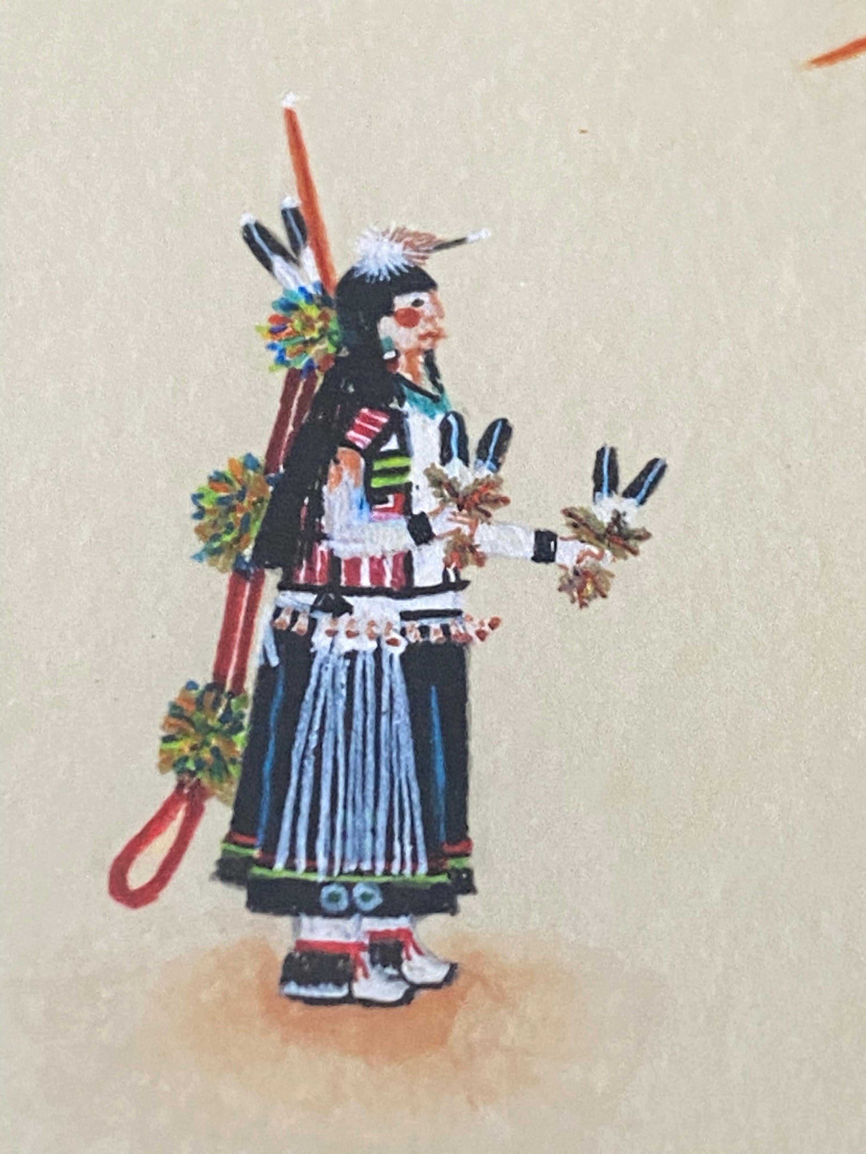 Virgil Vigil „Pueblo-Tänzer“  C.2007 im Angebot 4