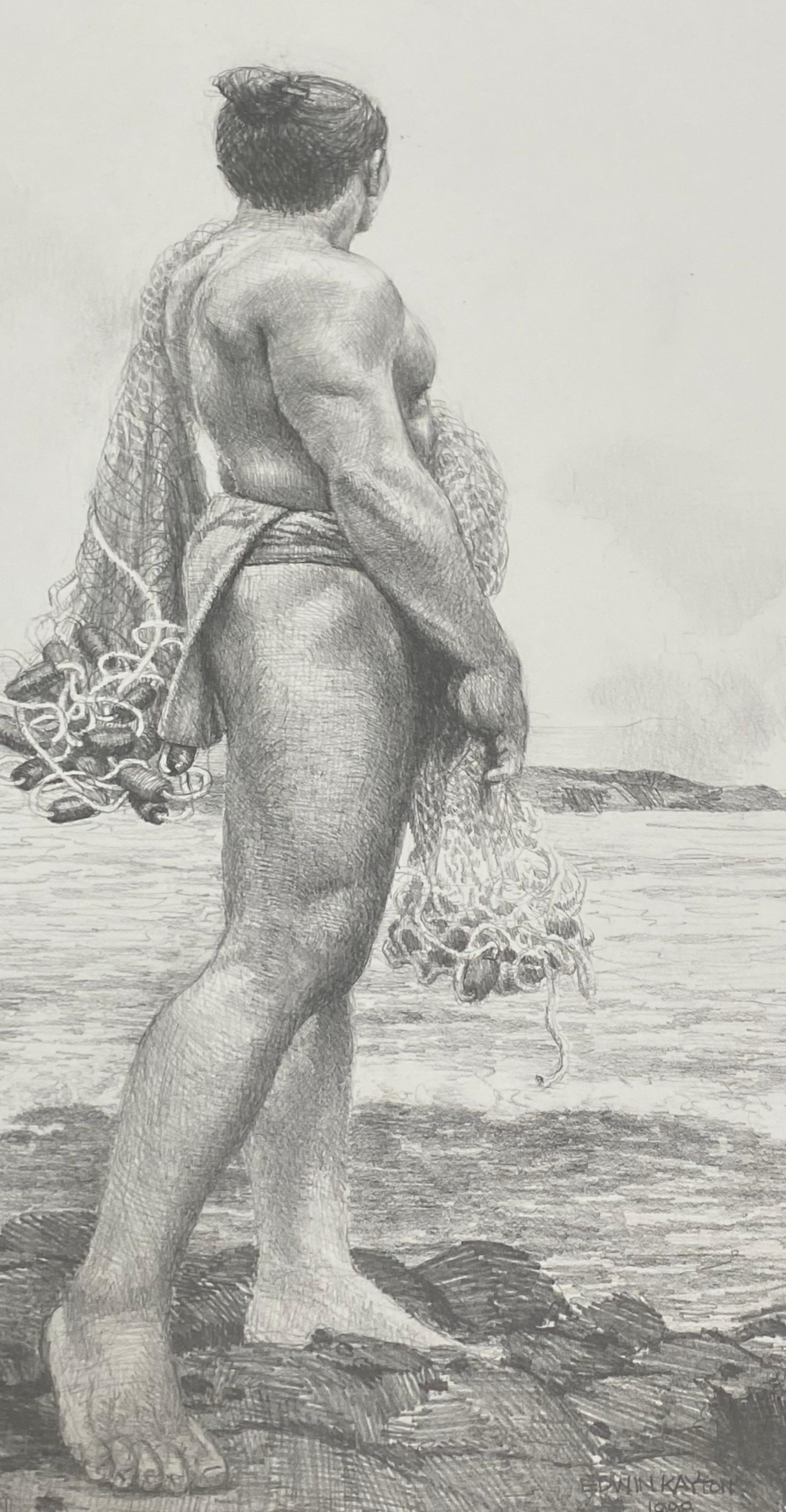 Original Graphitporträt 