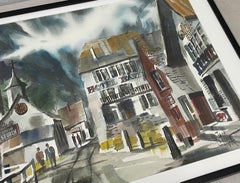 Jack Laycox "Alpine Church" Original Watercolor c.1965