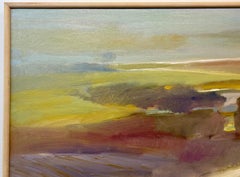James Conaway Large Scale "Farmland Strata" Original Oil Painting C.1992