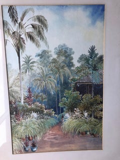 Antique Eizo Kato 1926 Japanese Watercolor