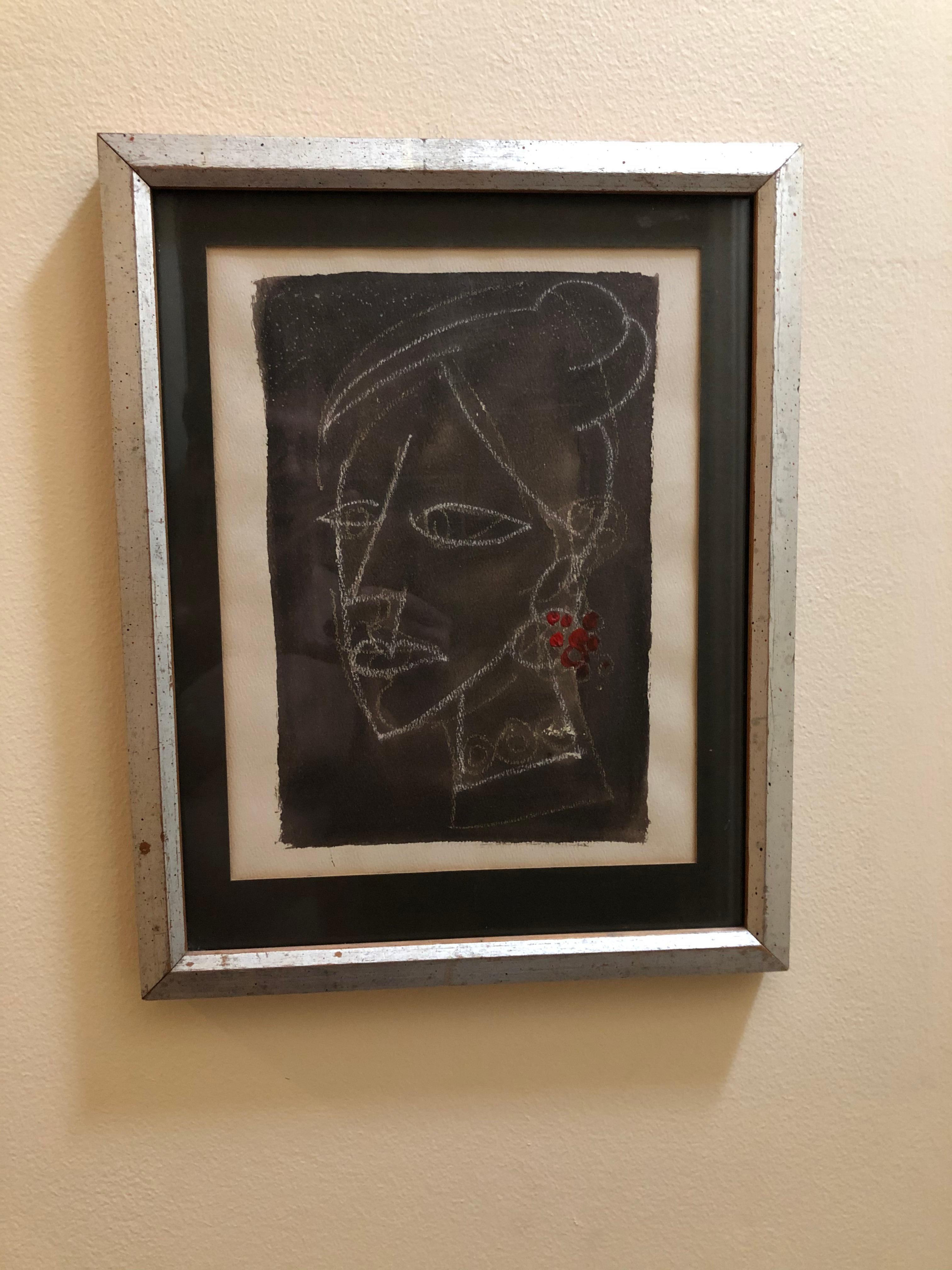 Stil der Matisse-Zeichnung – Art von Unknown