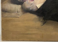 Louis Henri Deschamps, Porträt eines Babys aus dem 19. Jahrhundert