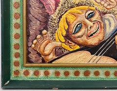 Original-Ölgemälde "Ukrainianische Tänzer" von Richard Whalen, ca. 1990