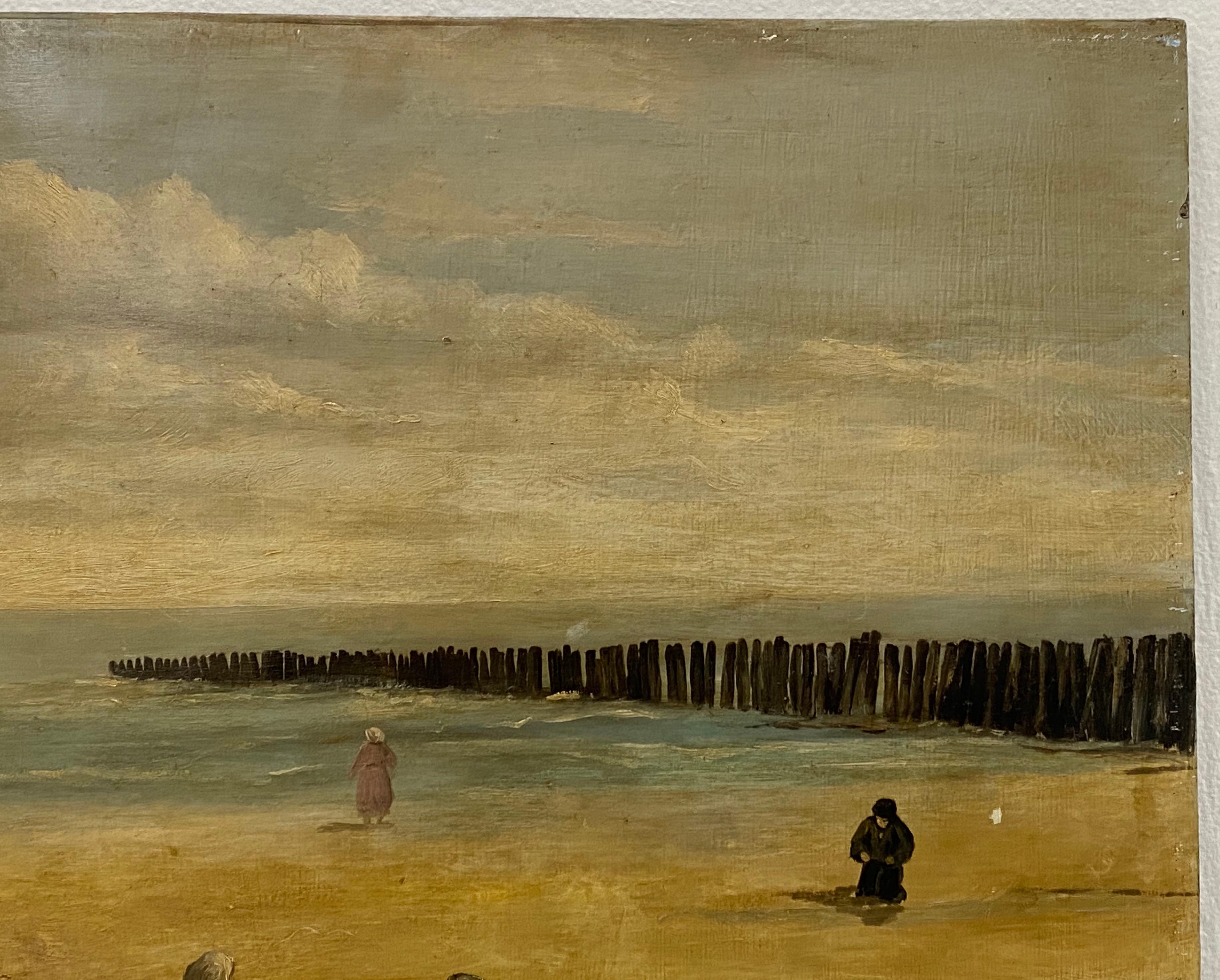 beach scene oil paintings
