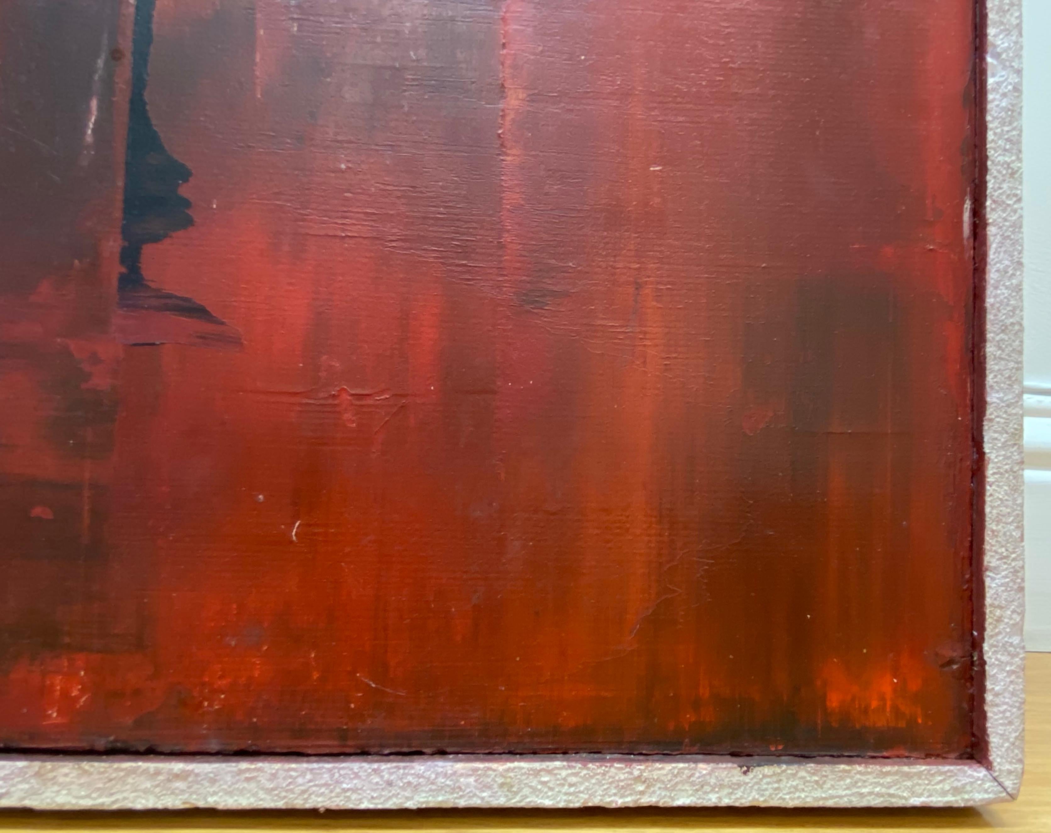Les Lambson Vintage Abstract Red Landscape Original Painting C.1970

Large scale abstract oil painting

Original oil on masonite

Dimensions 20