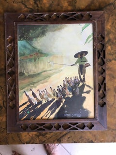 Vietnamese Village Scene