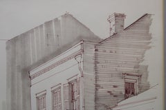 Pen & Ink Watercolor of House
