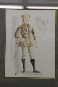 Hungarian Dancer Costume Illustration
